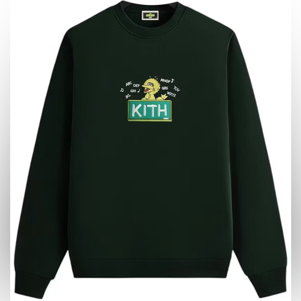 KITH x Sesame Street Big Bird Nelson Crewneck Sweatshirt
